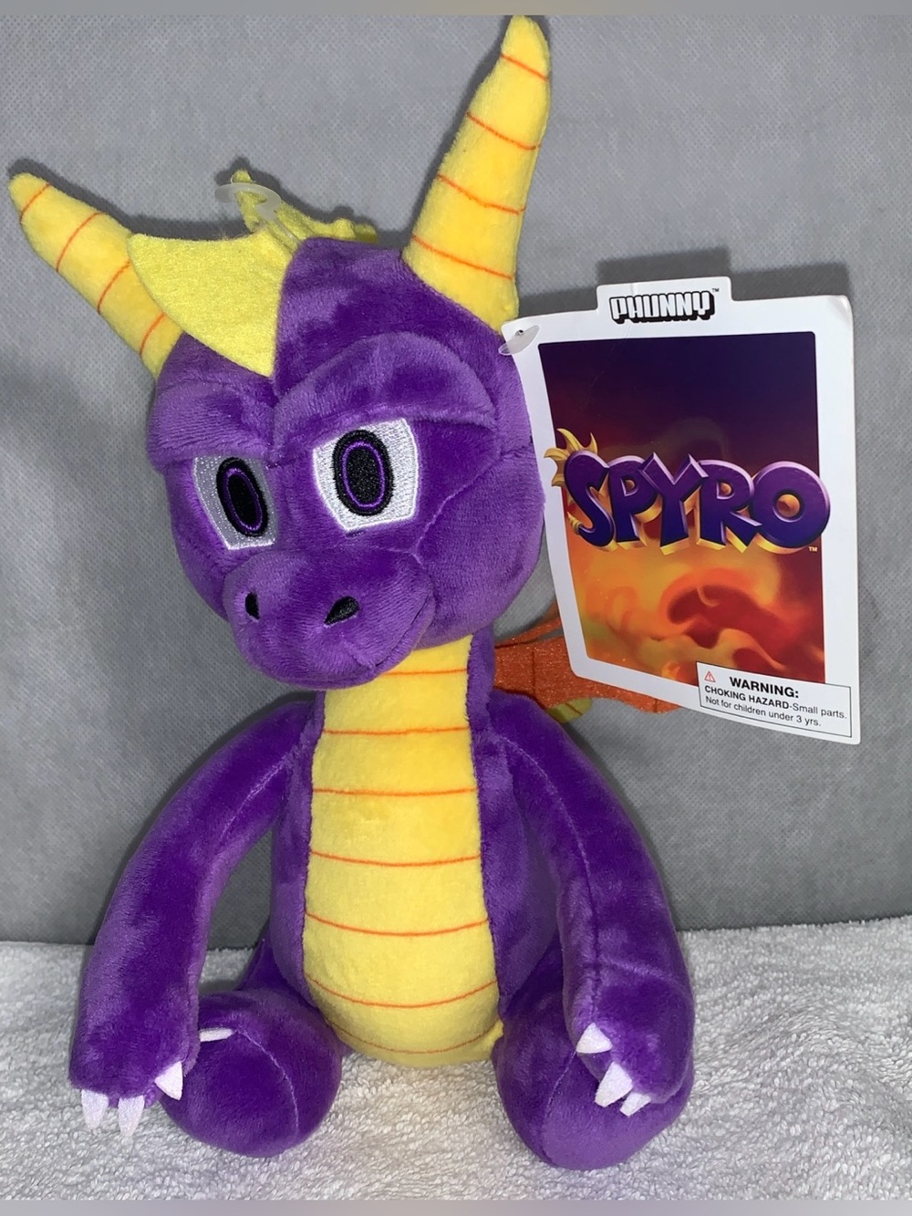 Kidrobot 2019 Spyro The Dragon Phunny Stuffed Animal Plush Figure Doll Toy 8”